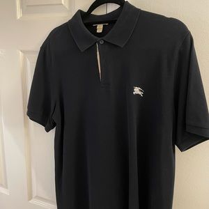 Men’s Burberry Polo, Large, Black